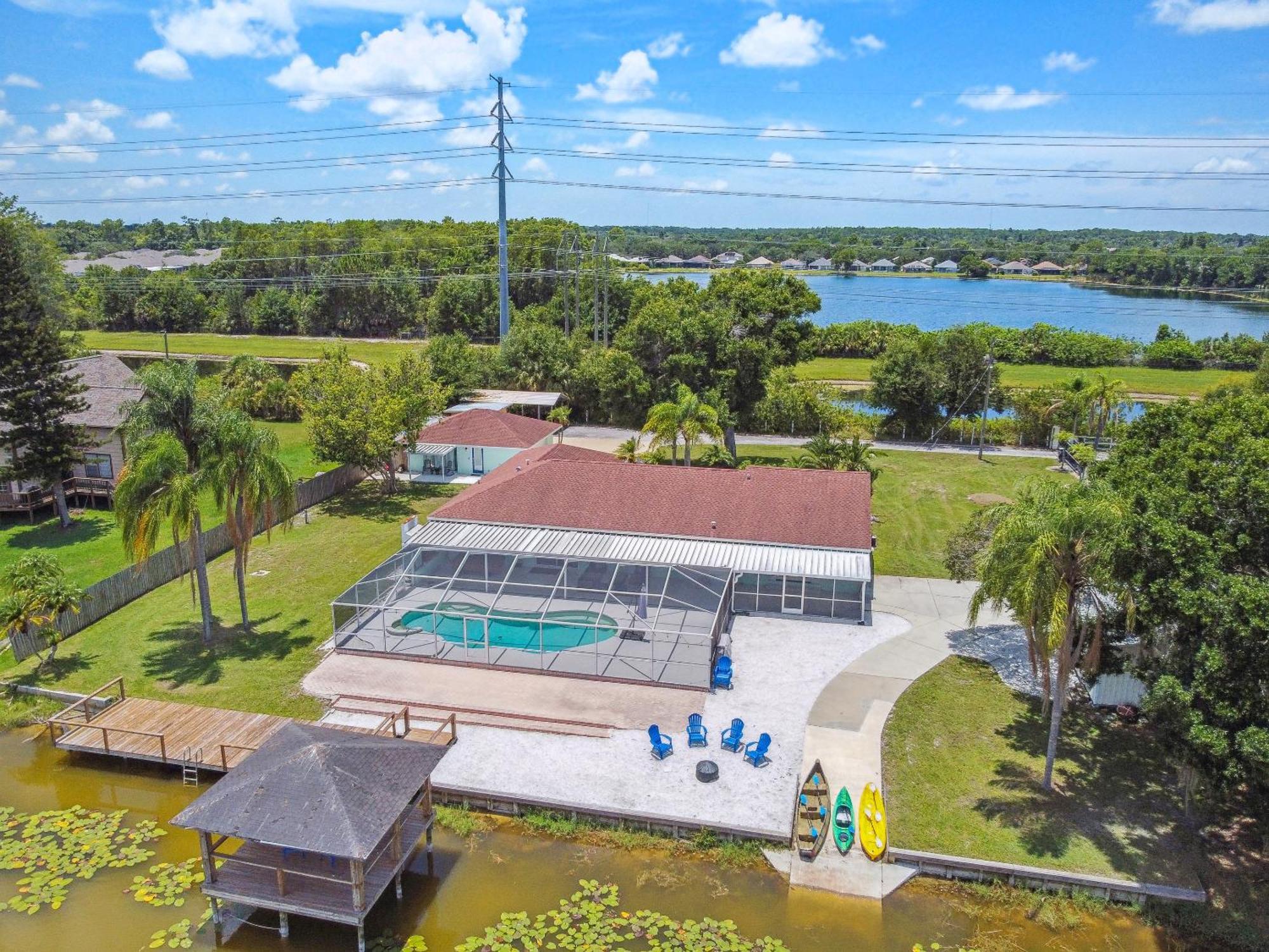 Lake House Westchase Area. Heated Pool Waterfront! Tampa Bagian luar foto